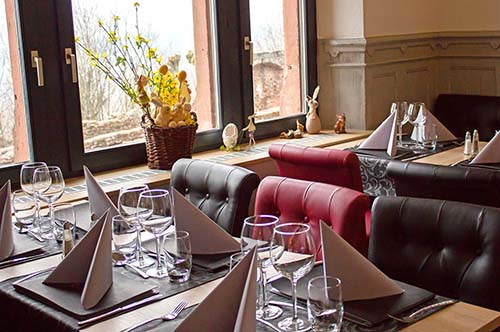 Le restaurant Là-Haut à Saverne